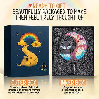 Pet Memorial Suncatcher Moon Shape