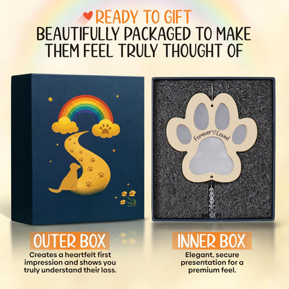Personalized Pet Memorial Suncatcher Beige