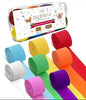 Captain Decor 8 Crepe Paper Streamers Rolls, 656ft Pack of Unique 8 Rainbow Streamers Party Decorations, Birthday Streamers, Party Streamers...